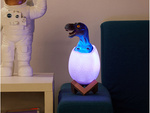 Luz nocturna dinosaurio tiranosaurio huevo rgb led huevo luz para niños