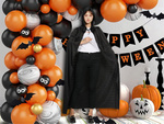 Plášť halloween dlhý čierny plášť s kapucňou maskovací kostým kostým
