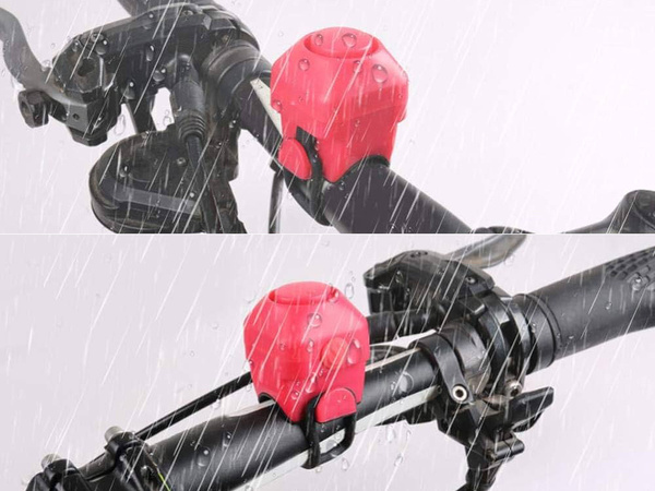 Timbre de bicicleta bocina electrónica fuerte 130 db sirena de alarma de bicicleta