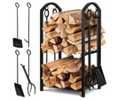 Stojan na palivové dřevo příslušenství pro palivové dřevo příslušenství zametač pohrabáčů