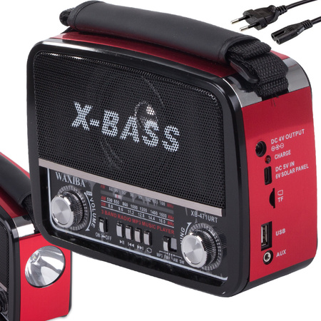 Mobilni kuhinjski radio omrežna baterija fm/am/sw usb aux tf mp3 retro