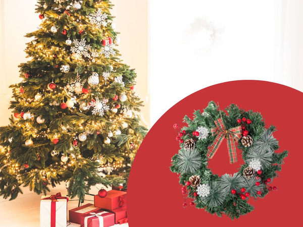 Christmas decorations garland door decoration wall decoration christmas decorations