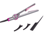 Lisseur cheveux fer a boucler en ceramique 2in1 lcd