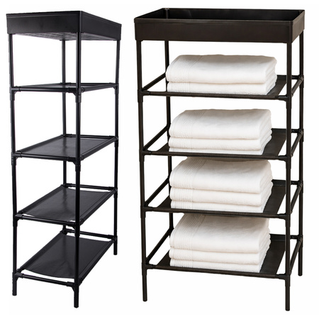 ESTANTE PARA ZAPATOS ORGANIZADOR DE CALZADO ARMARIOS ESTANTERÍA 5 ESTANTES PARA EL BAÑO