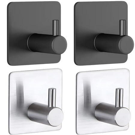 Samolepilne kopalniške kljuke 4pcs brez vrtanja