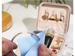 Coffret organisateur de bijoux boîte à fermeture éclair