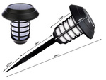 Lampara de jardin linterna solar rgb mando a distancia