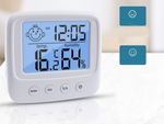 Thermomètre hygromètre horloge électronique interne