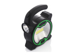 Torche d'atelier led cob puissante avec support halogène pour piles