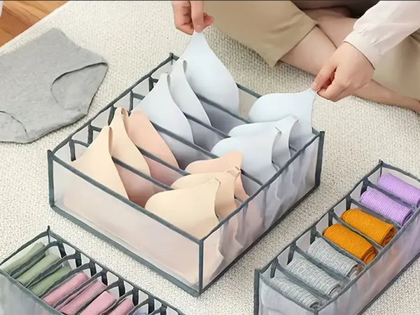 Organisateur de sous-vêtements tiroir à soutiens-gorge armoire 6 compartiments