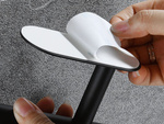 Toilet paper holder wc self-adhesive without drilling black loft metal
