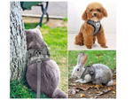 Suspender without pressure for dog cat rabbit soft strong reflector m