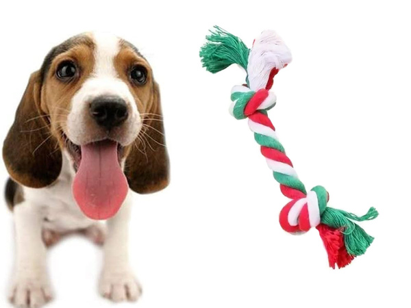 Set de juguetes para perros dog chew tugger 3 pcs mix toy holiday gift