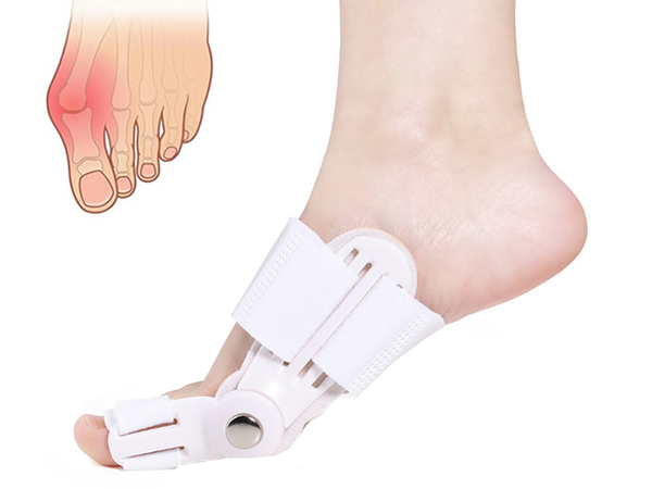 Hallux valgus toe orthosis 2 pieces stabiliser expander