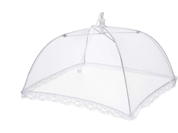 Mosquitera cubierta alimentos fruta barbacoa protección contra insectos 34cm