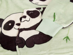 Warmes panda sweatshirt übergrösse decke xxl 2in1 dickes fell weich mit kapuze