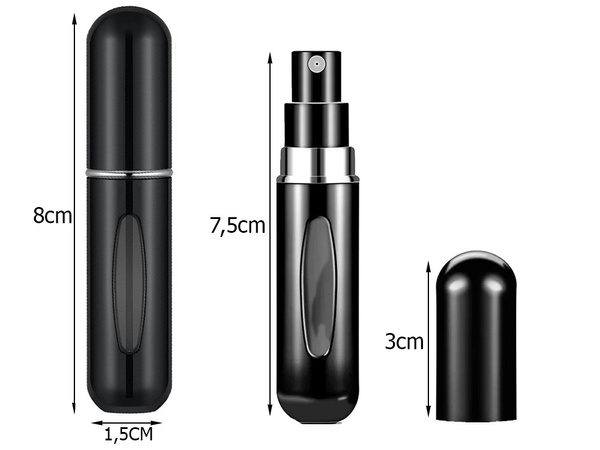 Cestovný rozprašovač s rozprašovačom parfumu 5 ml dávkovač parfumu