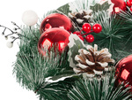 Ghirlandă decorativă de crăciun roșu și alb ghirlandă decorativă de crăciun