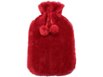 Plush rubber thermofor warmer large in cover soft fur