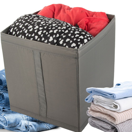 Organizér box na oděvy prádla šatní skříň kontejner velký