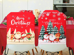 Chair back cover christmas decoration christmas decoration decoration