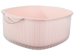 Double bowl for washing fruit colander strainer basket strainer strainer