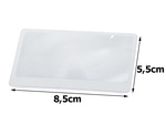 Lupa visit fresnel karti 85x55mm
