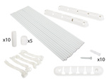 Plafon uscător pentru rufe 5 tije 180 cm baie balcon