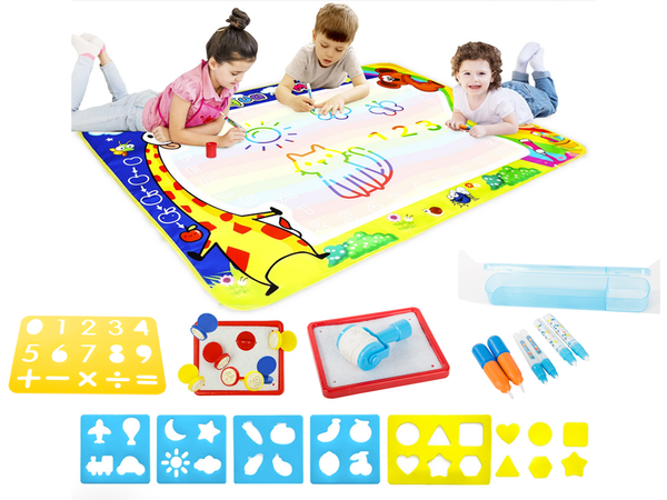 Tapis de peinture à l'eau grands accessoires pochoir