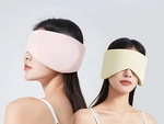 Blindfold sleeping mask comfortable sleep travel 2 sides warm cold