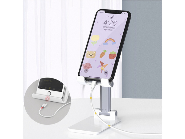 Soporte plegable para teléfono móvil y tableta