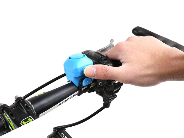 Timbre de bicicleta bocina electrónica fuerte 130 db sirena de alarma de bicicleta