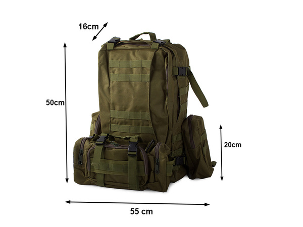 Taktischer überlebensrucksack militär 48.5l