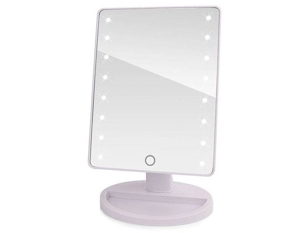 Kosmeetiline peegel valgustatud 16 led suur