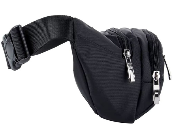 Nierenbeutel für männer sportgürtel für frauen 4 taschen schwarz verstellbar