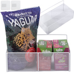 Cesta colgante organizador metálico estante colgante cocina blanco