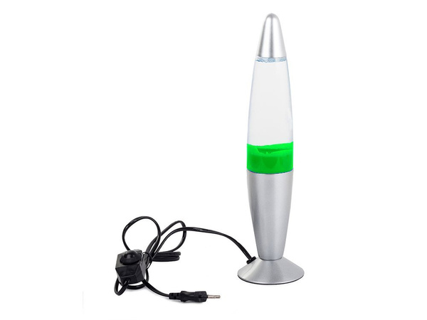 Night light water lamp with wax lava lava