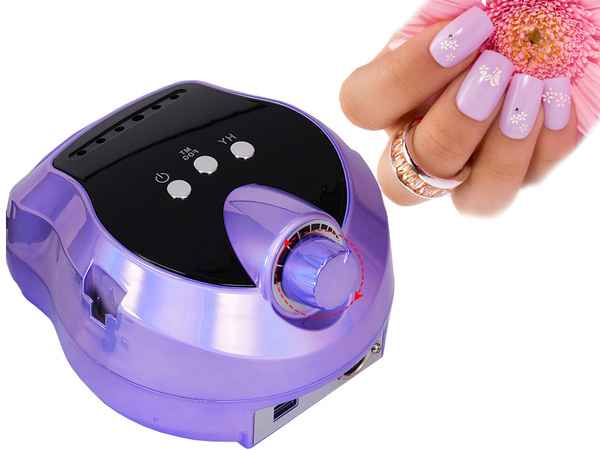 Manicure pedicure nail drill 80w professional powerful + 6 pieces of drill bits