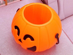 Halloween vedro tekvica cukrovinky kontajner veľký