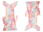 Couverture queue de sirène couverture sac de couchage chaud lumineux pour filles doux cheval