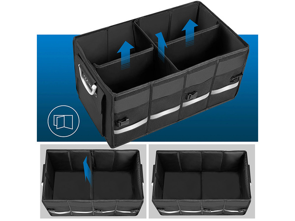 Sac d'organisation pour le coffre d'une voiture sac de coffre avec couvercle