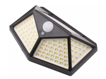 Lampe solaire 100 led avec capteur de mouvement crépusculaire