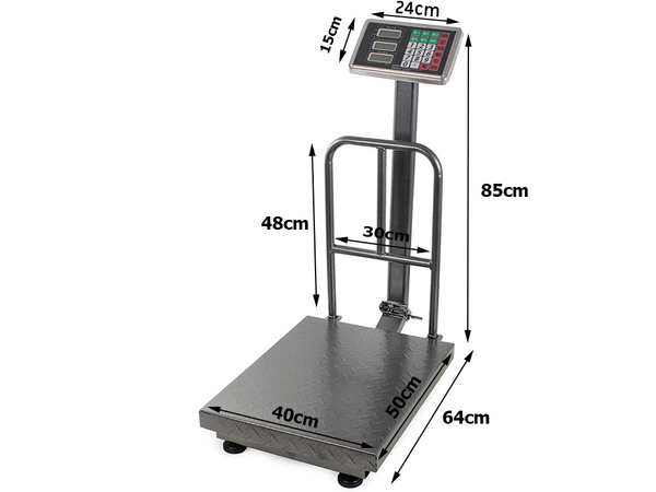 Elektroninis svarstyklės svoris 300 kg lcd