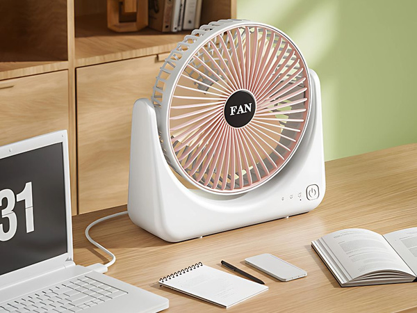 Ventilador de escritorio inalámbrico usb silencioso recargable 3 modos