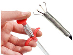 Pinza de tornillo flexible con resorte trinquete largo