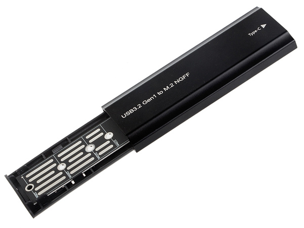 Hdd adaptér box m.2 sata ngff usb 3.1 usb typ-c 2230-2280mm