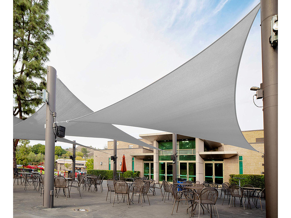 3x3x3m parasol de jardin imperméable triangle