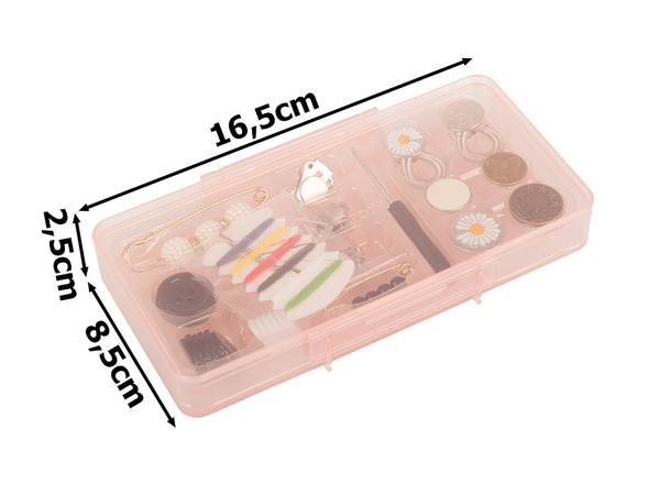 Sewing kit 40in1 sewing case thread buttons
