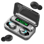 Bluetooth juhtmevabad kõrvaklapid f9 tws powerbank