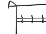 Standing clothes hanger for outerwear jackets shoes stand shelves